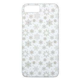 Capas de iphone Design de Flocos de Neve Prateados