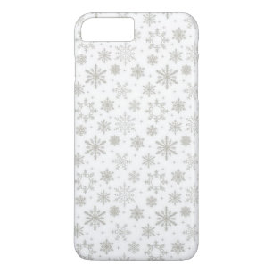 Capas de iphone Design de Flocos de Neve Prateados