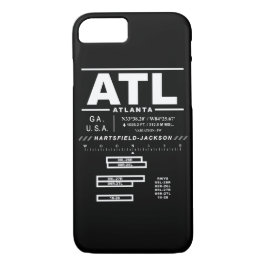 Capas de iphone do aeroporto internacional ATL de