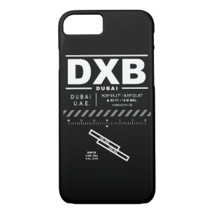 Capas de iphone do aeroporto internacional DXB de