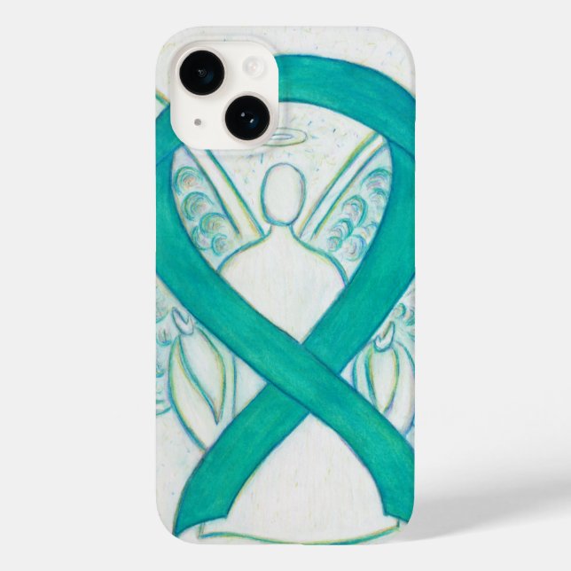 Capas de iphone do Anjo da Fita de Consciência Ver (Verso)