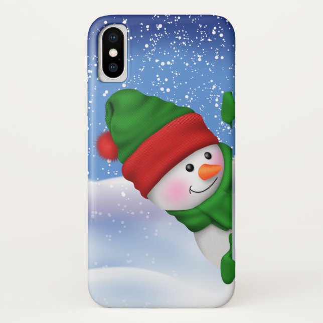 Capas de iphone do boneco de neve do divertimento (Verso)