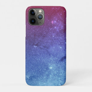 Capas de iphone do céu estrelado azul roxo Galáxia