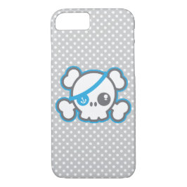 Capas de iphone do Crânio Pirata de Kawaii
