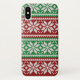 Capas de iphone do floco de neve da camisola do