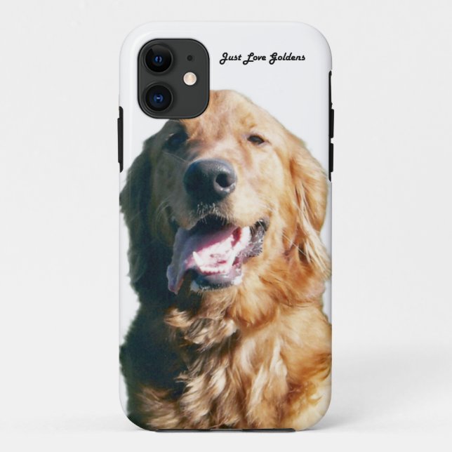 Capas de iphone do golden retriever (Verso)