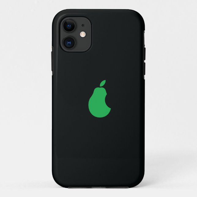 capas de iphone do logotipo pera (Verso)