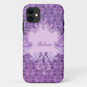 Capas de iphone do nome do lilac do damasco do