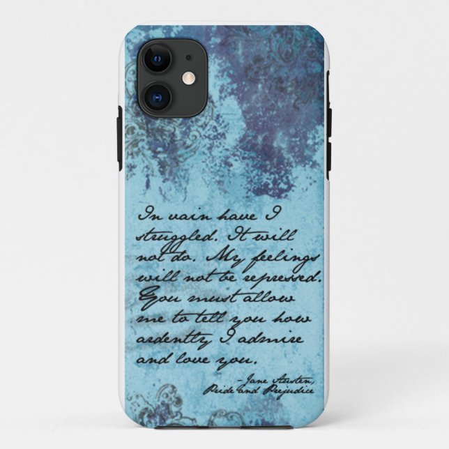 Capas de iphone do orgulho e do preconceito (Verso)