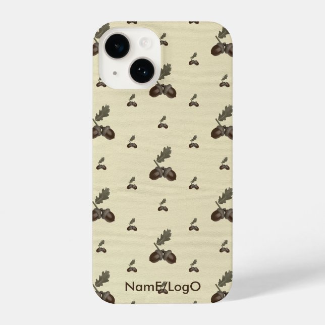 capas de iphone do padrão_4_acorn_2 (Verso)