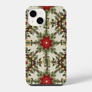 Capas de iphone do padrão de Natal