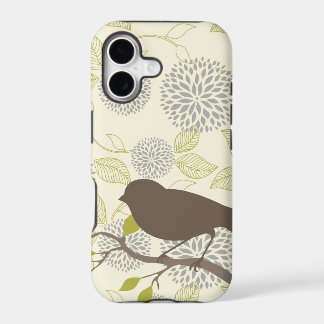 Capas de iphone do pássaro & da flor