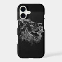 Capas de iphone do perfil do leão