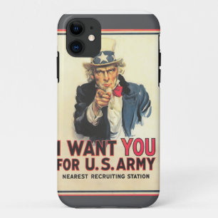 Capas de iphone do poster do recrutamento do