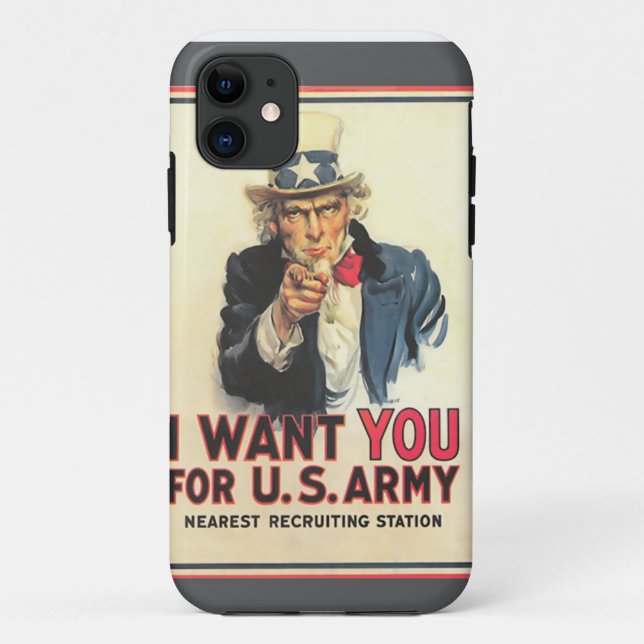 Capas de iphone do poster do recrutamento do (Verso)