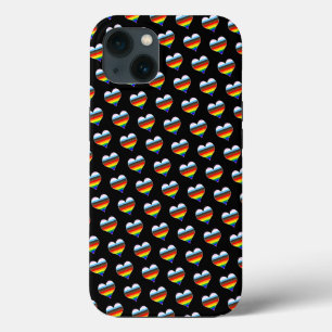 Capas de iphone do Rainbow Heart Pattern Case-Mate