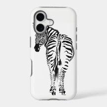 Capas de iphone do retrato da zebra