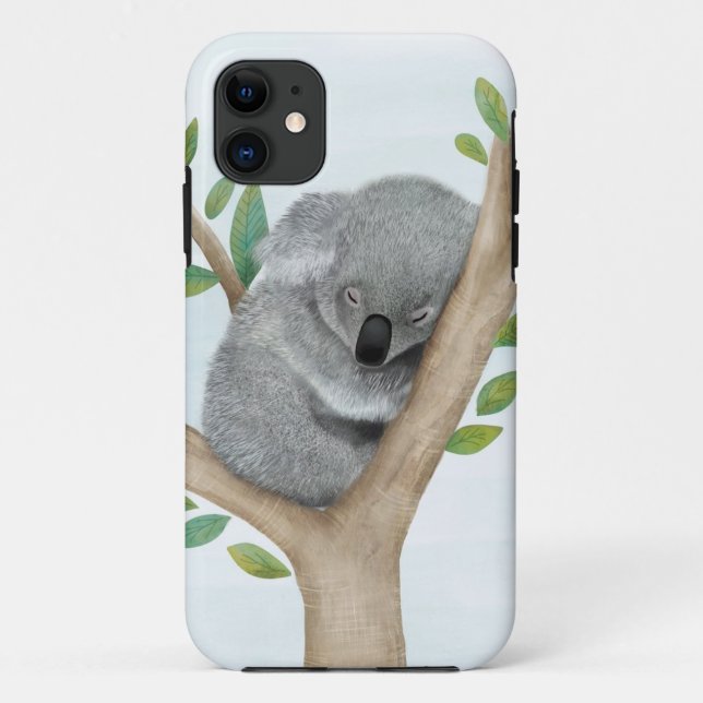 Capas de iphone do urso de Koala do sono (Verso)