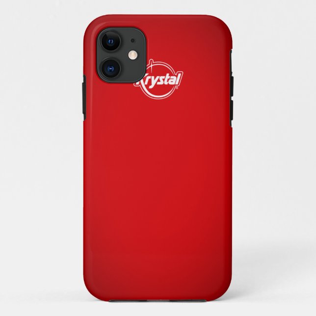 Capas de iphone do vermelho de Krystal (Verso)