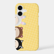 Capas de iphone dos bebês do bicho de Kawaii