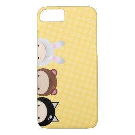 Capas de iphone dos bebês do bicho de Kawaii