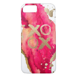 Capas de iphone Dourados e magentas de XOXO