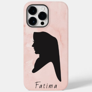 Capas de iphone Elegante Black & Pink Hijab Girl