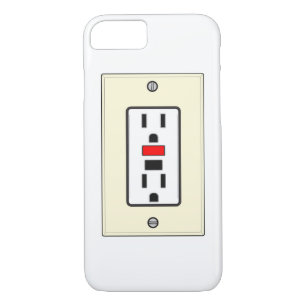 Capas de iphone elétricas da tomada