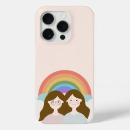 Capas de iphone Encantadora do Rainbow Twins