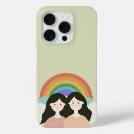 Capas de iphone Encantadora do Rainbow Twins
