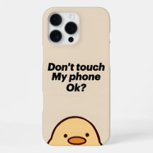 Capas de iphone engraçada - Não toque no meu telef