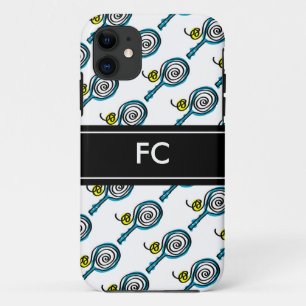 Capas de iphone esportiva com padrão de rack tên