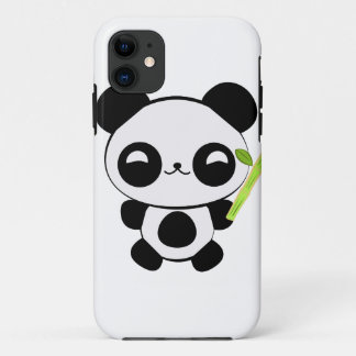 Capas de iphone felizes da panda do bebê