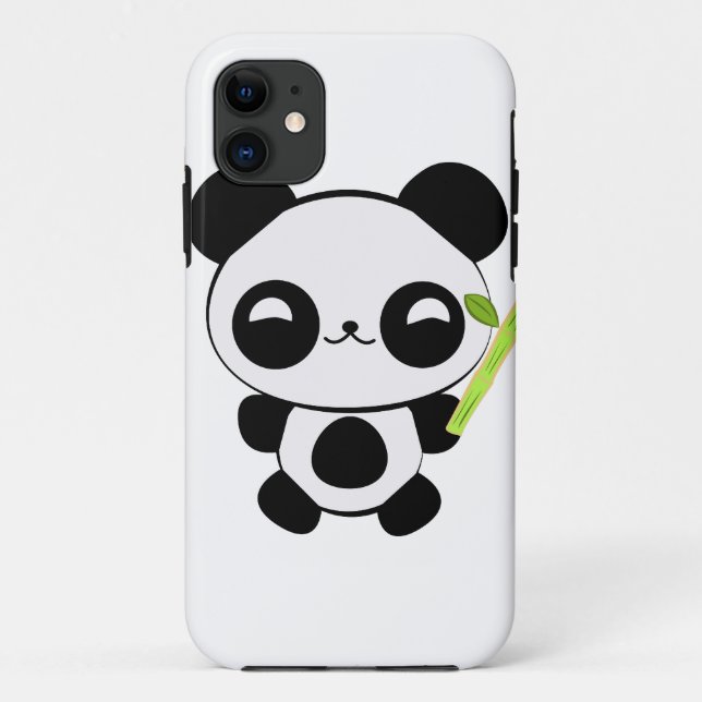 Capas de iphone felizes da panda do bebê (Verso)