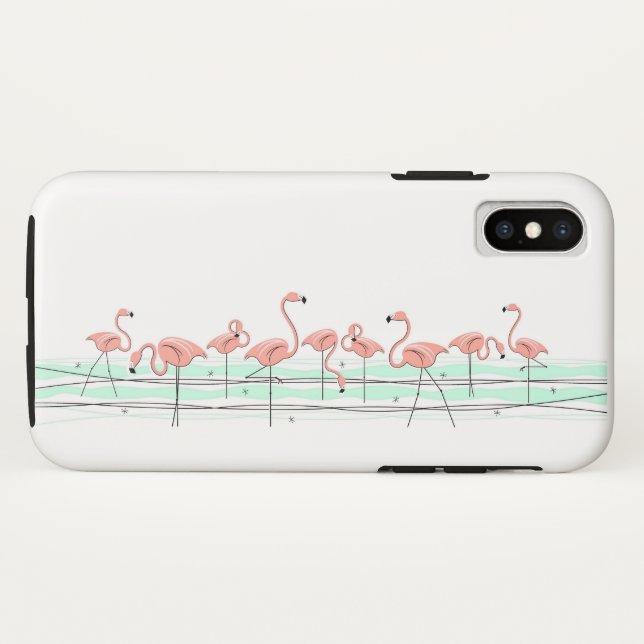 Capas de iphone Flamingo Ocean Line (Verso (Horizontal))