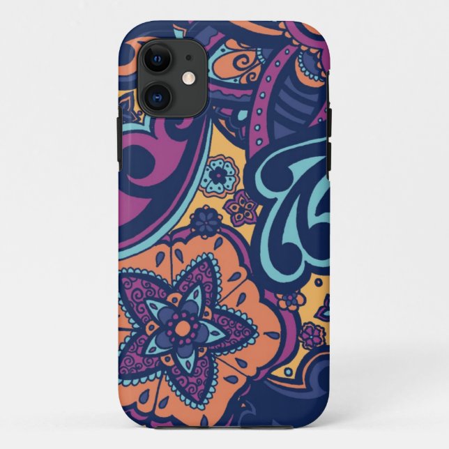 Capas de iphone florais da corriola (Verso)