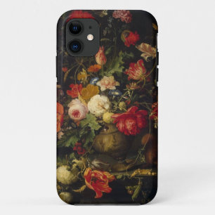Capas de iphone florais do vaso do vintage