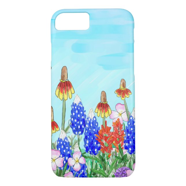 Capas de iphone florais do wildflower do (Verso)