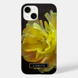 Capas de iphone Floral Amarelo