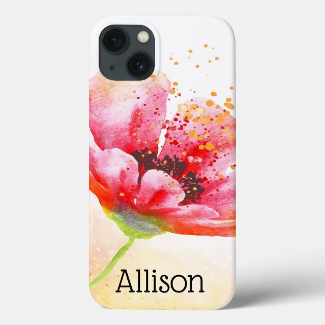 Capas de iphone Floral de Casquilho (Verso)