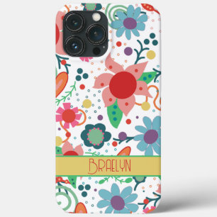 Capas de iphone Floral de Inspirividade Personaliz