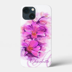 Capas de iphone floral de orquídea radiante nomead