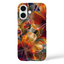 Capas de iphone Floral Elegante Midnight