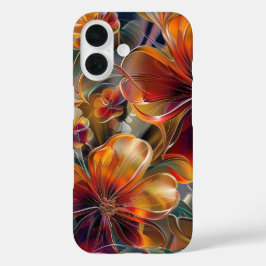 Capas de iphone Floral Elegante Midnight