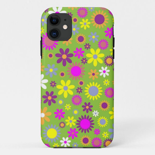 Capas de iphone Floral Flores (Verso)
