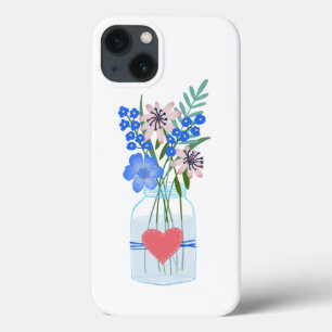 Capas de iphone Floral Masons Jar