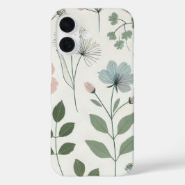 Capas de iphone Floral Minimalista