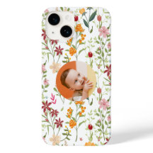 Capas de iphone Floral Personalizada - Adicione Su