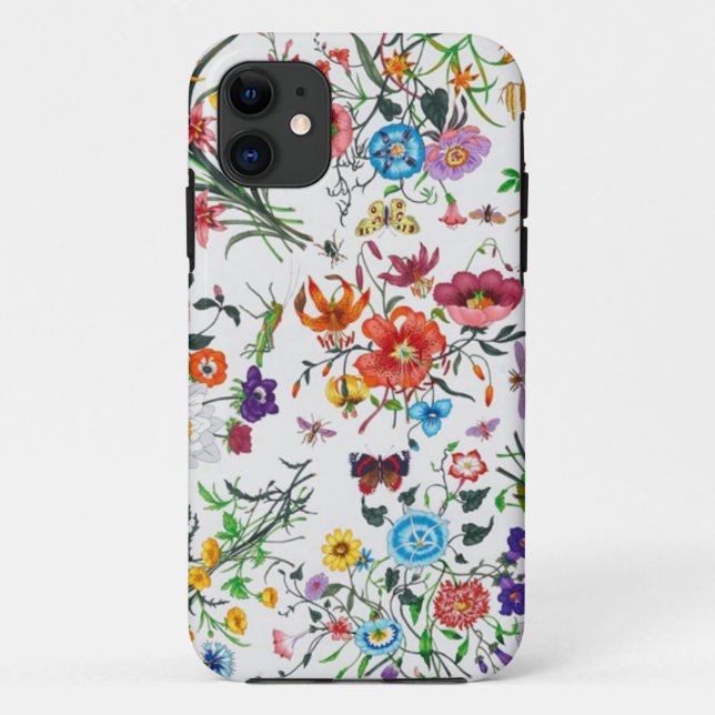 capas de iphone Floral Scarf do Kelly Designer (Verso)