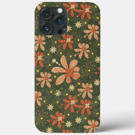 Capas de iphone floral verde-esverdeada para acasa